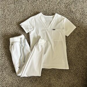 Figs White Women's Top Blouse